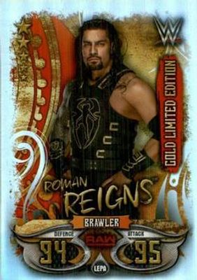 2018 Topps Slam Attax WWE Live #LEPA Gold Limited Edition