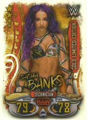 2018 Topps Slam Attax WWE Live #LEPD Gold Limited Edition