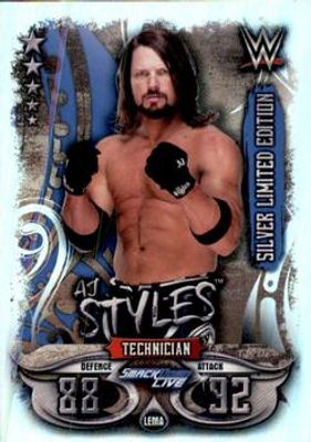 2018 Topps Slam Attax WWE Live #LEMA Silver Limited Edition