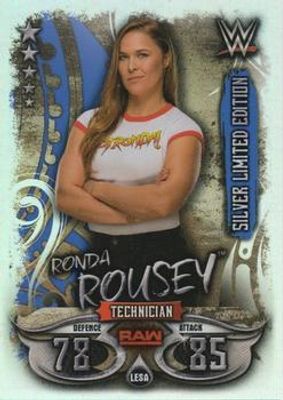 2018 Topps Slam Attax WWE Live #LESA Silver Limited Edition