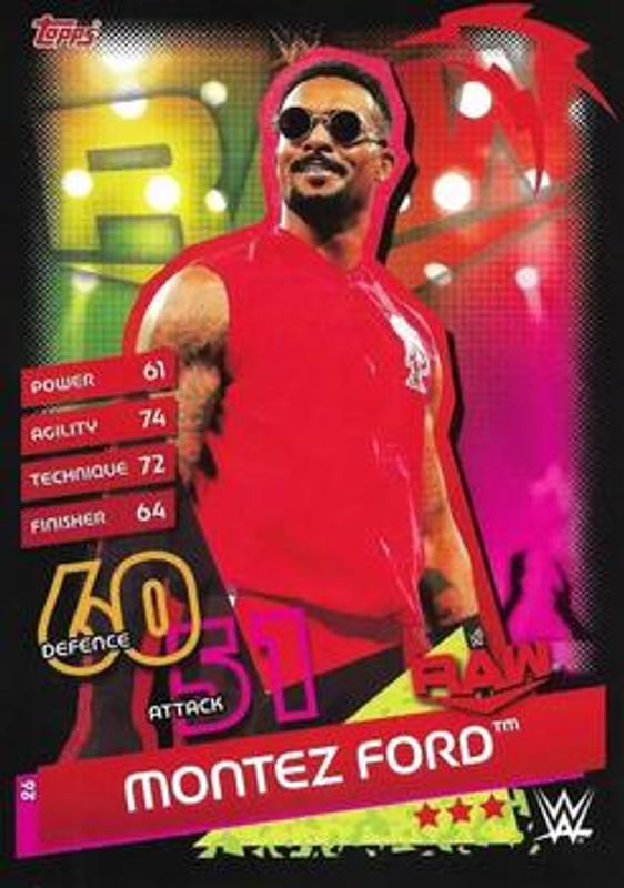2020 Topps WWE Slam Attax Reloaded #26 Base