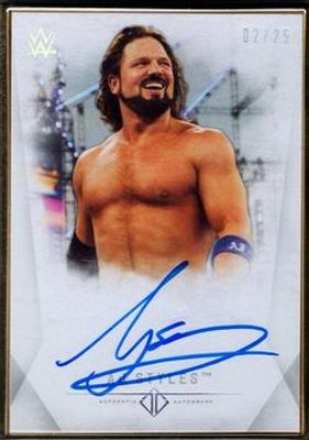 2019 Topps WWE Transcendent #A-AJ Base /25