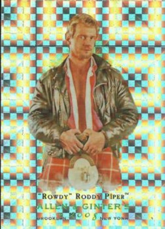 2008 Topps Chrome Heritage III WWE #7 Allen & Ginter Superstars - X-Fractor