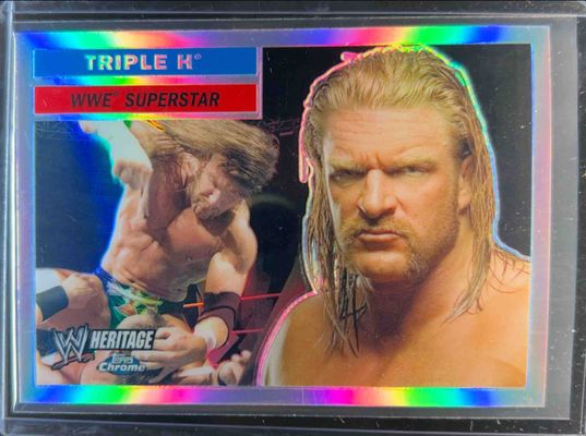 2006 Topps Heritage Chrome WWE #28 Refractor