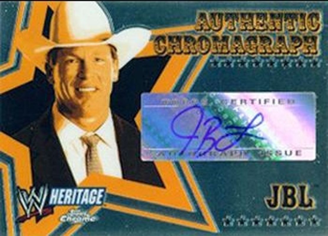 2006 Topps Heritage Chrome WWE Autographs