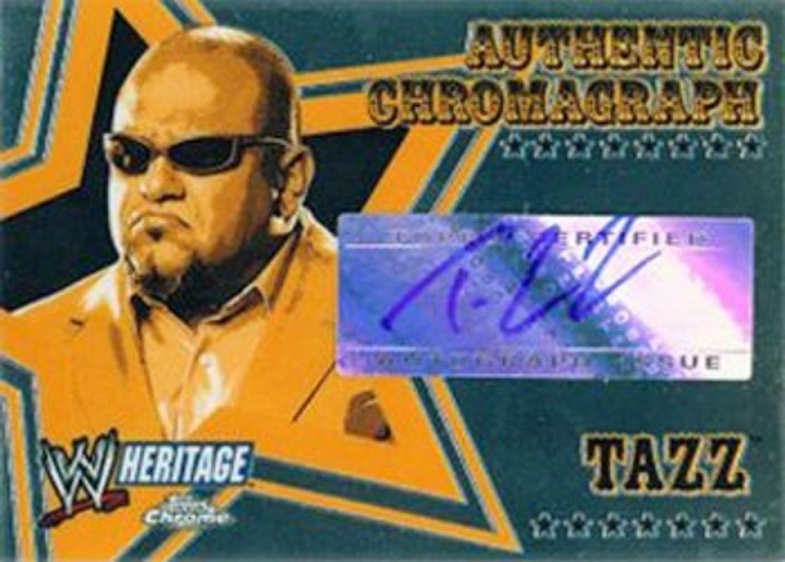 2006 Topps Heritage Chrome WWE Autographs