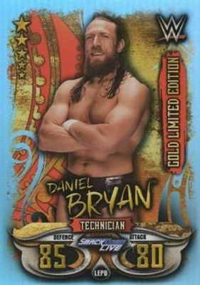 2018 Topps India Slam Attax WWE Live #LEPB Gold Limited Edition
