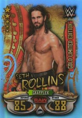 2018 Topps India Slam Attax WWE Live #LEPF Gold Limited Edition