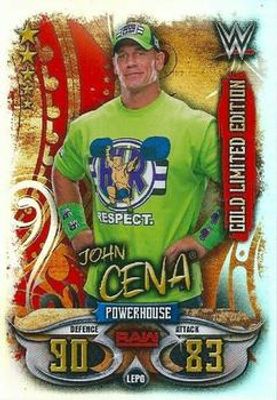 2018 Topps India Slam Attax WWE Live #LEPG Gold Limited Edition