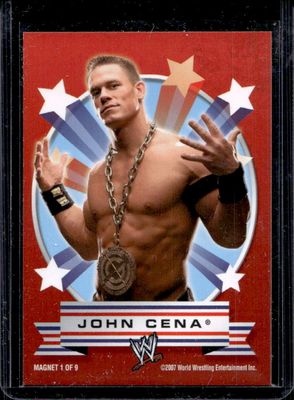 2008 Topps Heritage IV WWE #1 Magnets