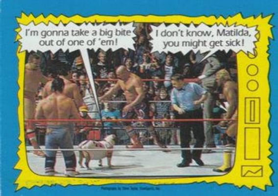 1987 Topps WWF #74 Base
