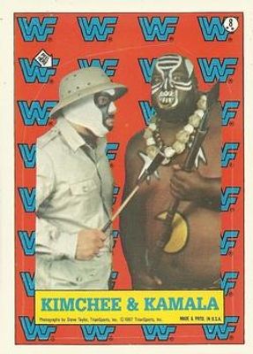 1987 Topps WWF #8 Stickers