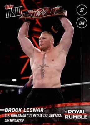 2019 Topps NOW WWE #6 Base