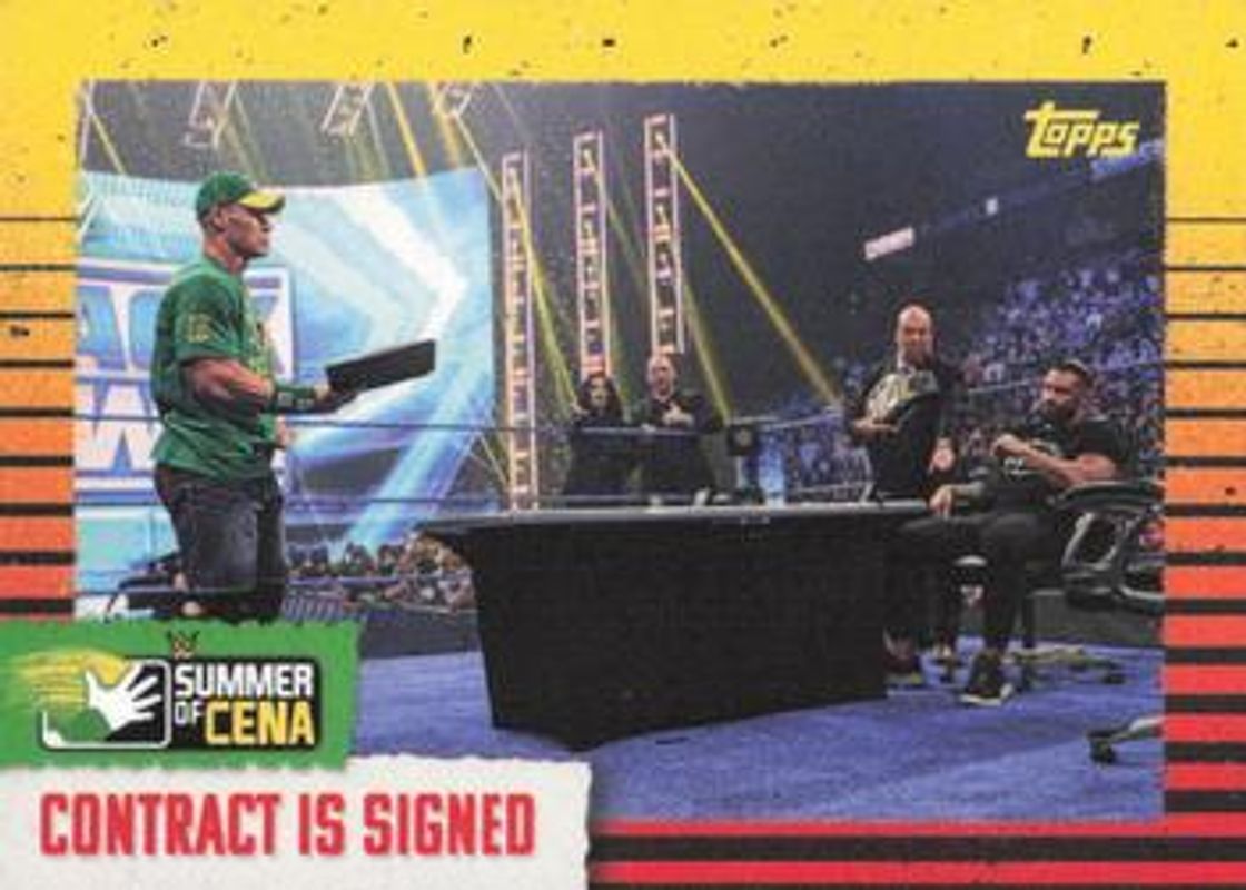 2021 Topps Now WWE Summer Of Cena Base