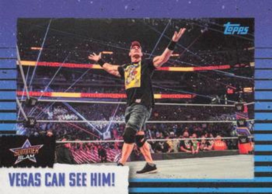 2021 Topps Now WWE Summer Of Cena Base