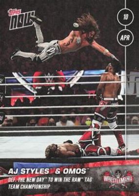 2021 Topps Now WWE #11 Base