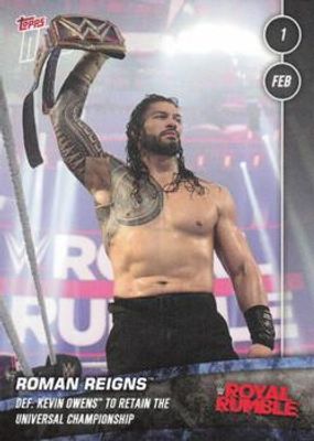 2021 Topps Now WWE #4 Base