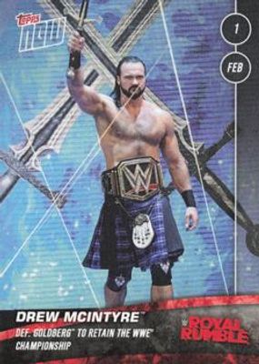 2021 Topps Now WWE #1 Base