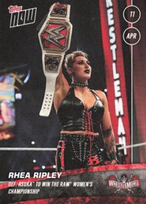 2021 Topps Now WWE #19 Base