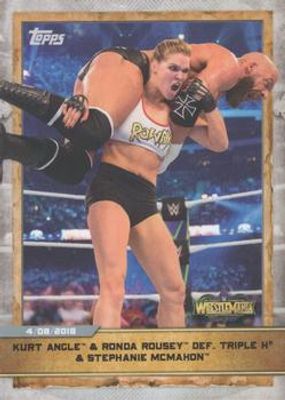 2020 Topps Countdown to WrestleMania #18 Base