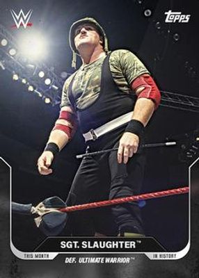 2021 Topps This Moment in WWE History #6 Base