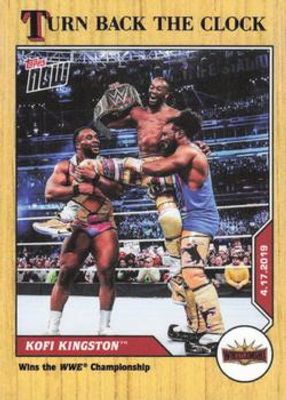 2021 Topps Now WWE Turn Back the Clock #9 Base