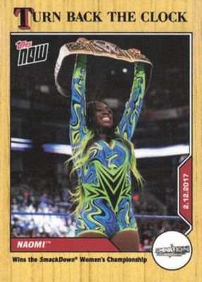 2021 Topps Now WWE Turn Back the Clock #7 Base