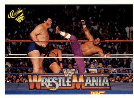 1990 Classic WWF The History of Wrestlemania #113 Base