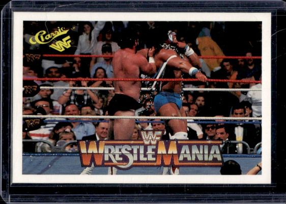 1990 Classic WWF The History of Wrestlemania #64 Base