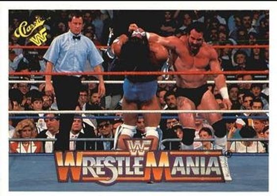 1990 Classic WWF The History of Wrestlemania #63 Base