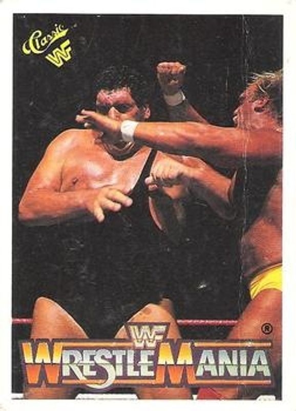 1990 Classic WWF The History of Wrestlemania #28 Base