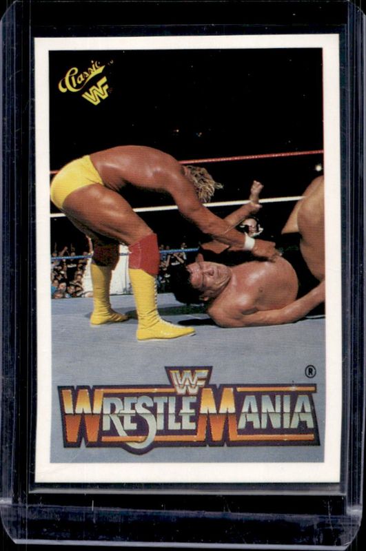 1990 Classic WWF The History of Wrestlemania #27 Base