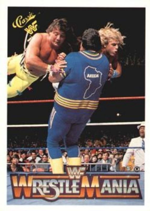 1990 Classic WWF The History of Wrestlemania #98 Base