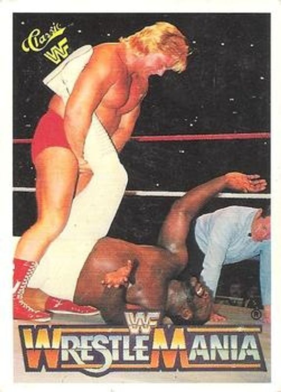 1990 Classic WWF The History of Wrestlemania #1 Base