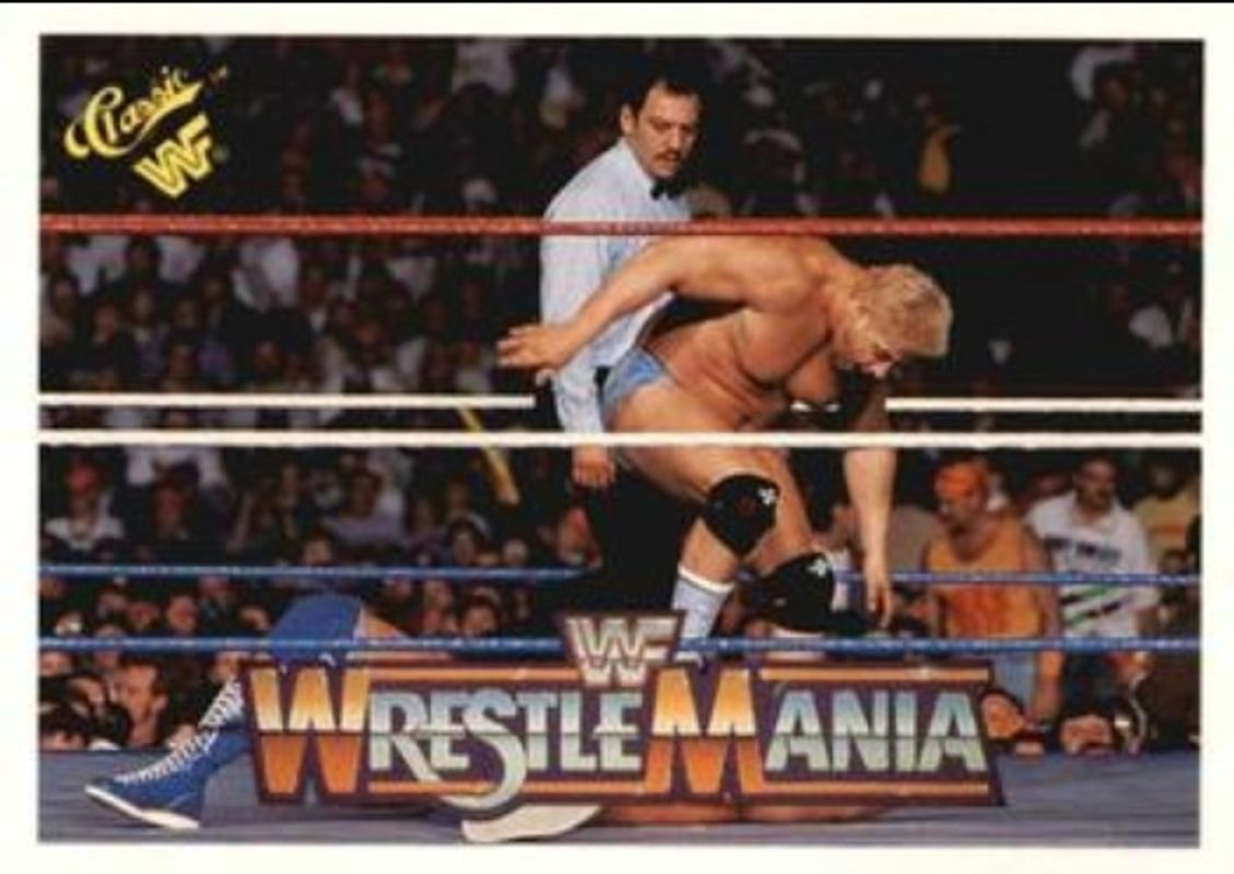 1990 Classic WWF The History of Wrestlemania #118 Base