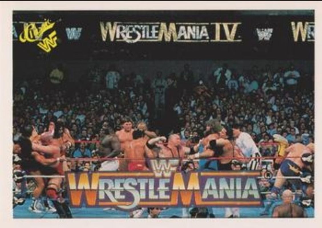 1990 Classic WWF The History of Wrestlemania #57 Base