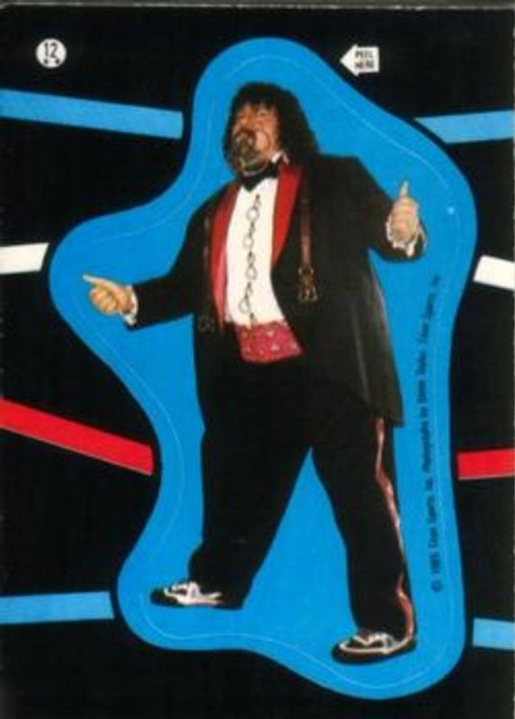 1985 O-Pee-Chee WWF Pro Wrestling Stars #12 Stickers
