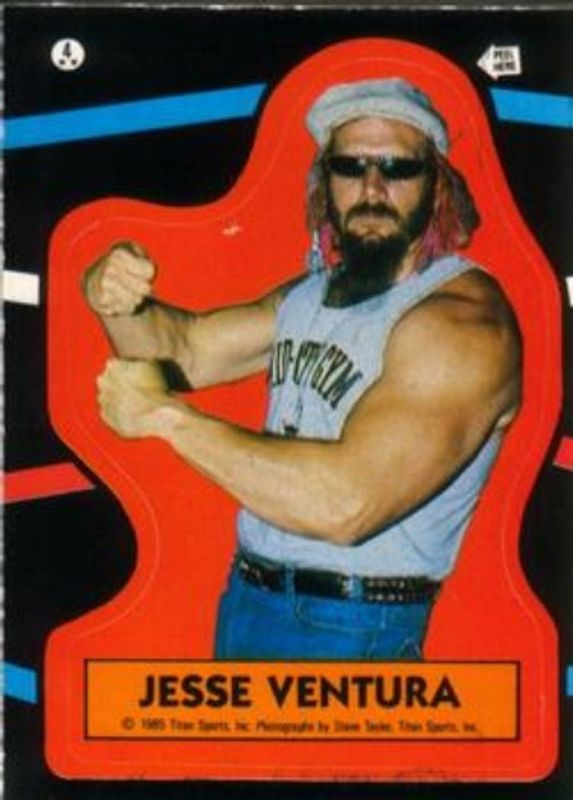 1985 O-Pee-Chee WWF Pro Wrestling Stars #4 Stickers