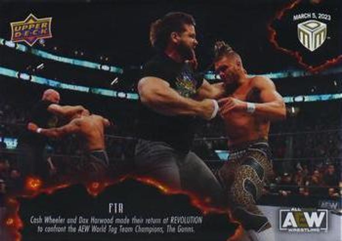 2023 Upper Deck AEW Match Dated Moments #6 Base