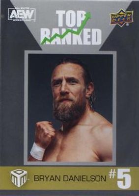 2022 Upper Deck AEW Match Dated Moments #TR-5 Top Ranked Achievements - Silver