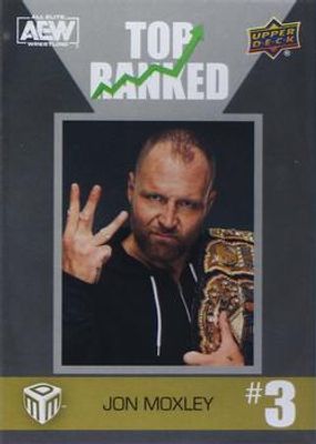 2022 Upper Deck AEW Match Dated Moments #TR-3 Top Ranked Achievements - Silver