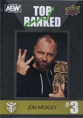 2022 Upper Deck AEW Match Dated Moments #TR-3 Top Ranked Achievements