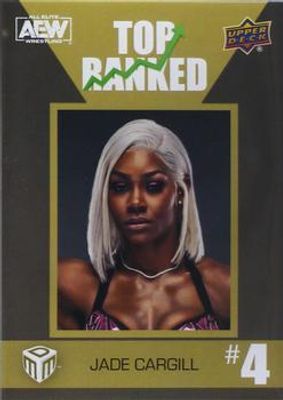 2022 Upper Deck AEW Match Dated Moments #TR-4 Top Ranked Achievements - Gold