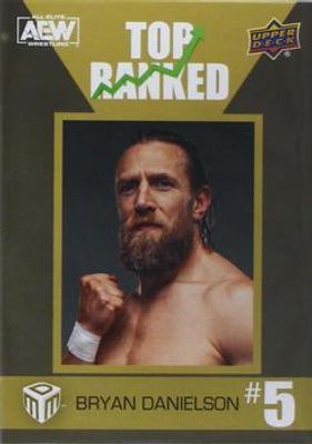 2022 Upper Deck AEW Match Dated Moments #TR-5 Top Ranked Achievements - Gold