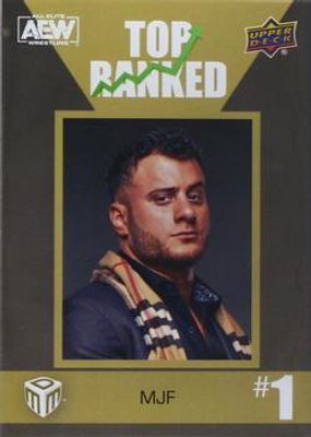 2022 Upper Deck AEW Match Dated Moments #TR-1 Top Ranked Achievements - Gold