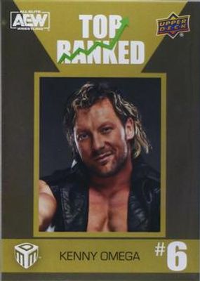 2022 Upper Deck AEW Match Dated Moments #TR-6 Top Ranked Achievements - Gold