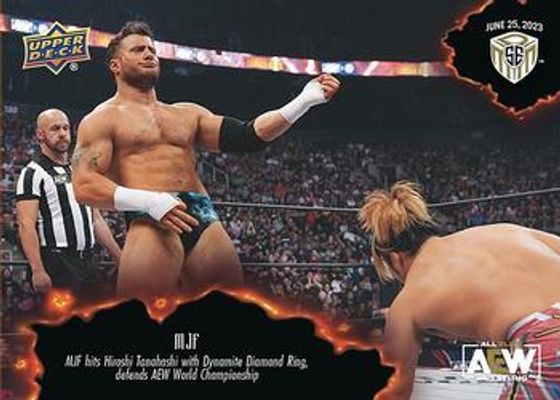 2023 Upper Deck AEW Match Dated Moments Special Edition #1 Base