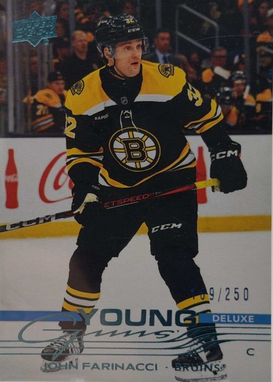 John Farinacci 2025 Upper Deck #496 Young Guns - Deluxe /250 Price ...