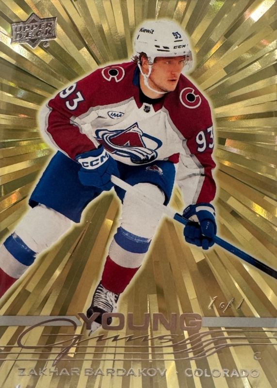 2025 Upper Deck #477 Young Guns - Outburst Gold /1