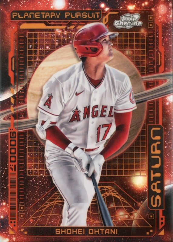 Shohei Ohtani 2023 Topps Chrome Cosmic #PPSA-7 Planetary Pursuit